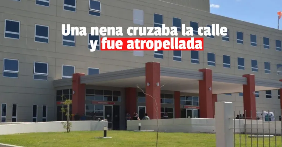 Una nena de 6 años fue atropellada por una moto y se encuentra grave
