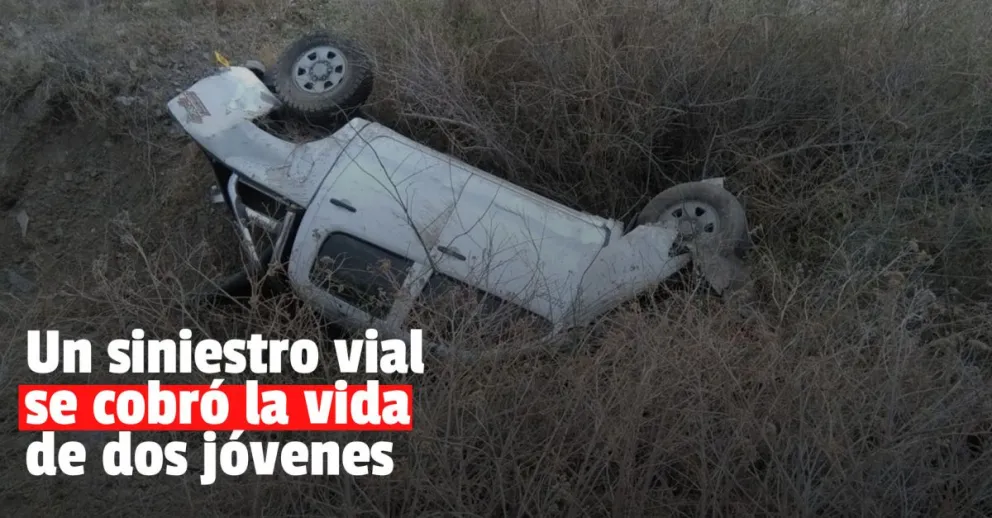 Dos jóvenes fallecieron tras un fuerte choque en Pocito