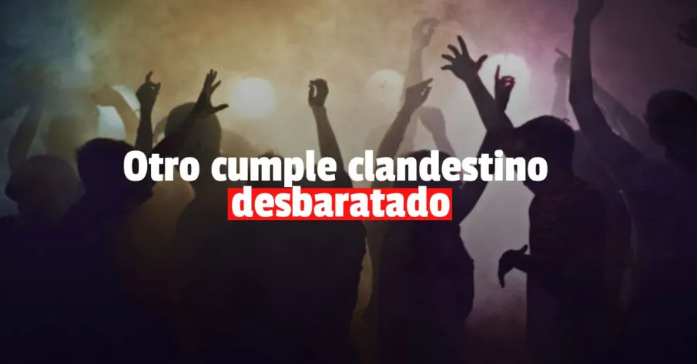 Más de 60 personas fueron aprehendidas por participar de una fiesta clandestina