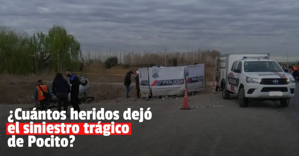Son siete los heridos que quedaron hospitalizados tras el siniestro vial 