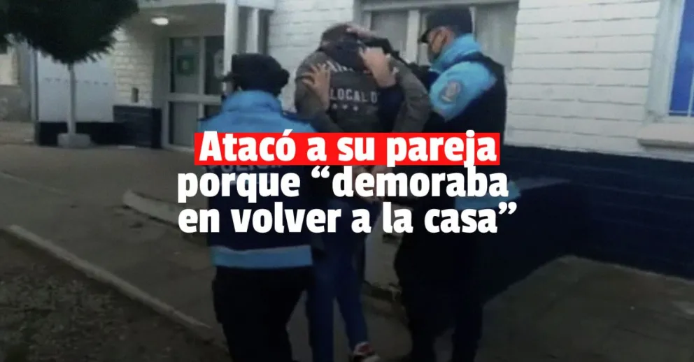 Un hombre acusó a su mujer de tardar en volver a la casa y la quemó con agua hirviendo