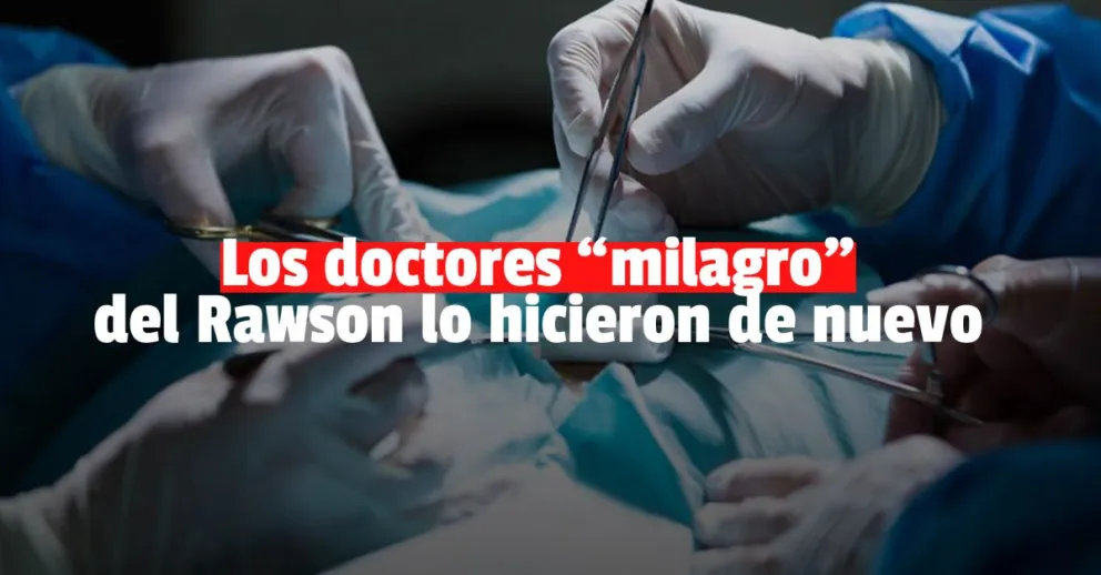 Médicos del Hospital Rawson realizaron una rara pero exitosa cirugía