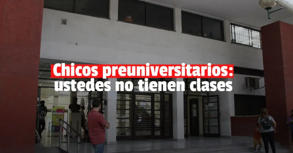 Se suspenden las clases en los institutos preuniversitarios 