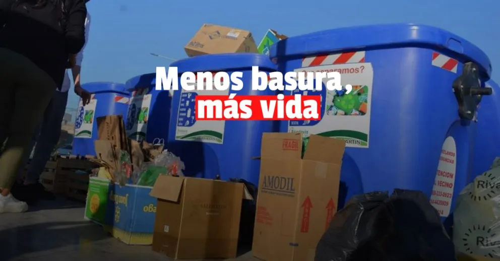 Vecinos de Rivadavia intercambiaron residuos por un árbol para sus hogares