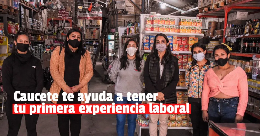 Comerciantes cauceteros brindan la primera experiencia laboral a 14 jóvenes