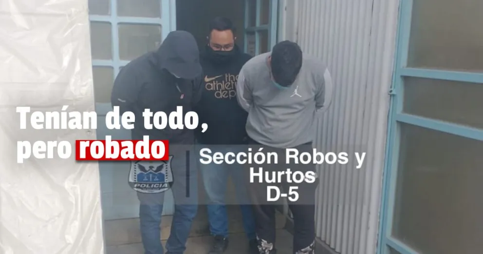 Dos allanamientos terminaron con dos detenidos y elementos robados recuperados