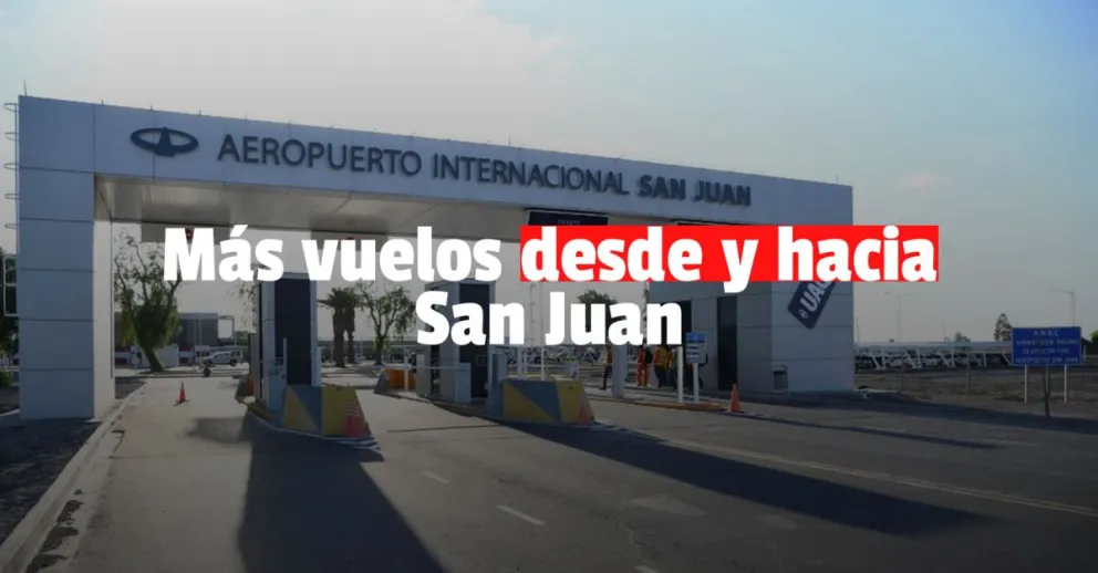 Aerolíneas Argentina duplicó los viajes a San Juan