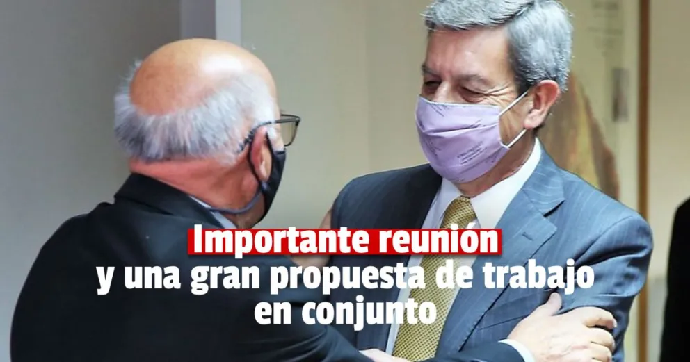 El vicegobernador y el rector de la UNSJ se reunieron para articular proyectos