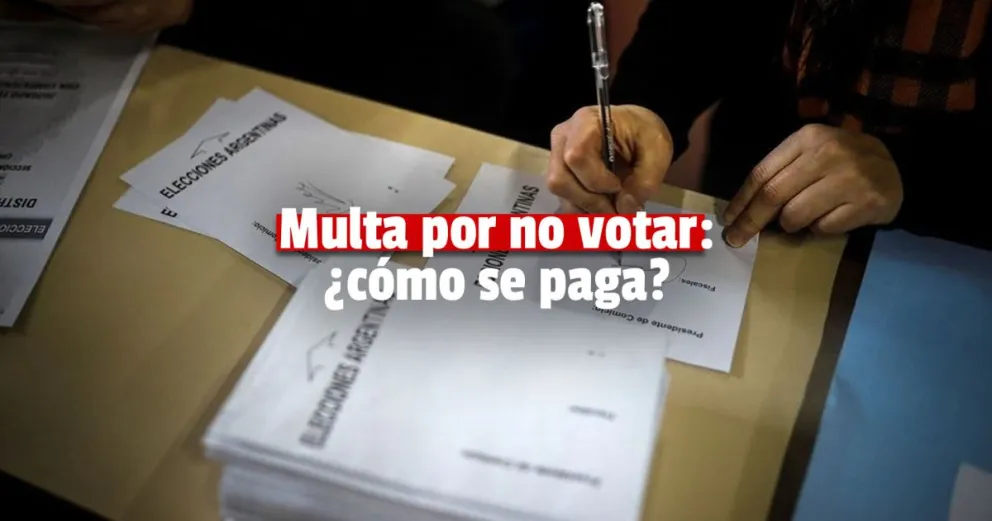Elecciones PASO 2021: ¿Cómo se paga la multa por no votar?