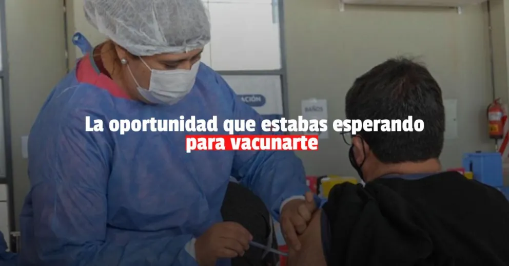 Este sábado y domingo los mayores de 18 años podrán colocarse la primera dosis sin turno previo