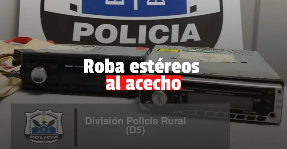 San Martín: secuestraron dos estéreos que fueron robados a un camionero  