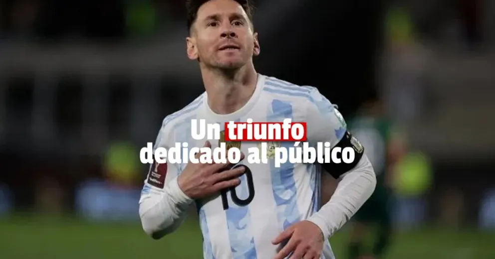 Con tres goles de Messi, Argentina goleó a Bolivia 