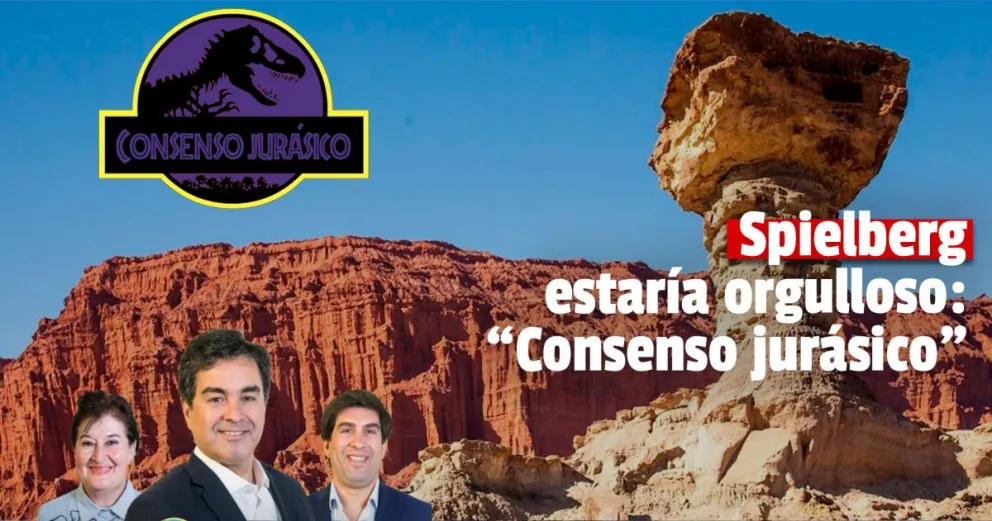 Un medio nacional encontró un "jurásico" detalle en la boleta de Consenso Ischigualasto