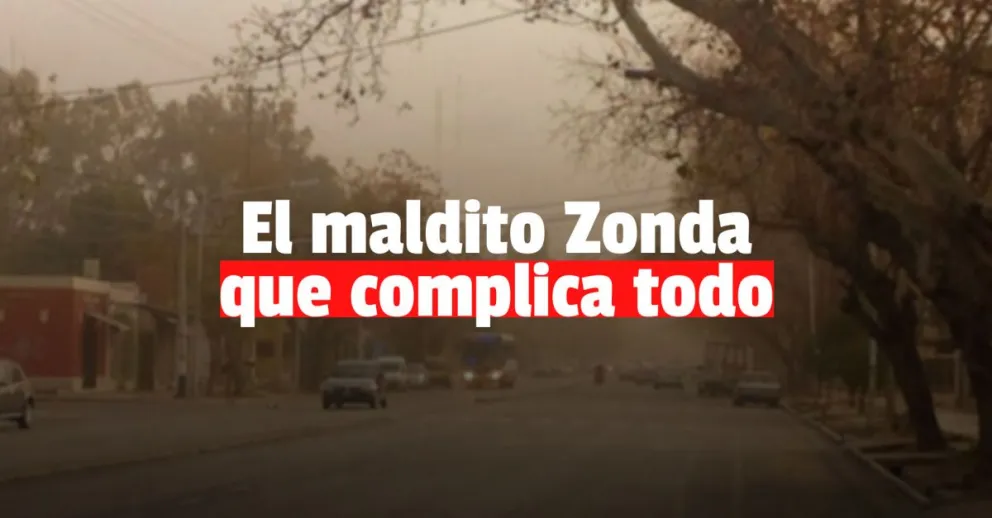 Alerta por  viento Zonda para este sábado y domingo 