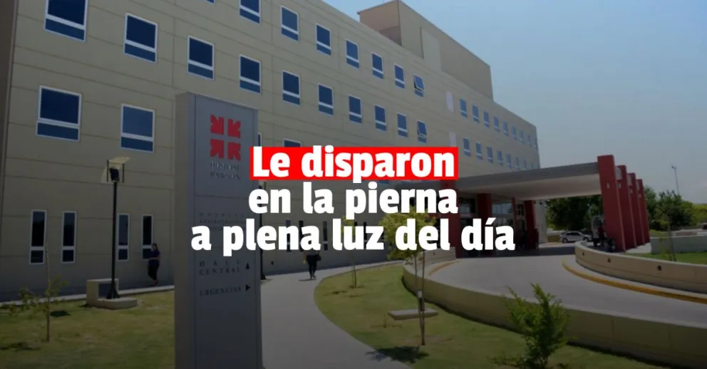 Un hombre recibió un disparo en la pierna y se la fracturaron