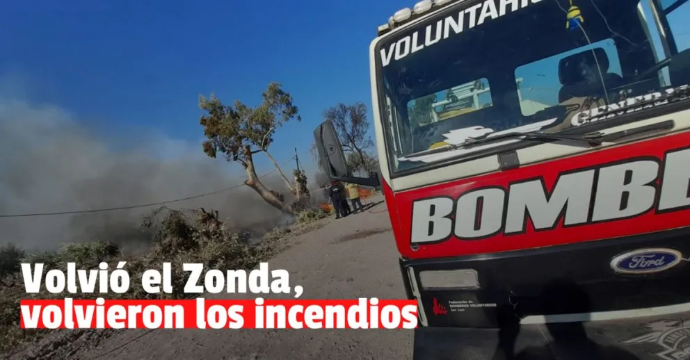 Con varios incendios, Bomberos trabajaron en toda la provincia