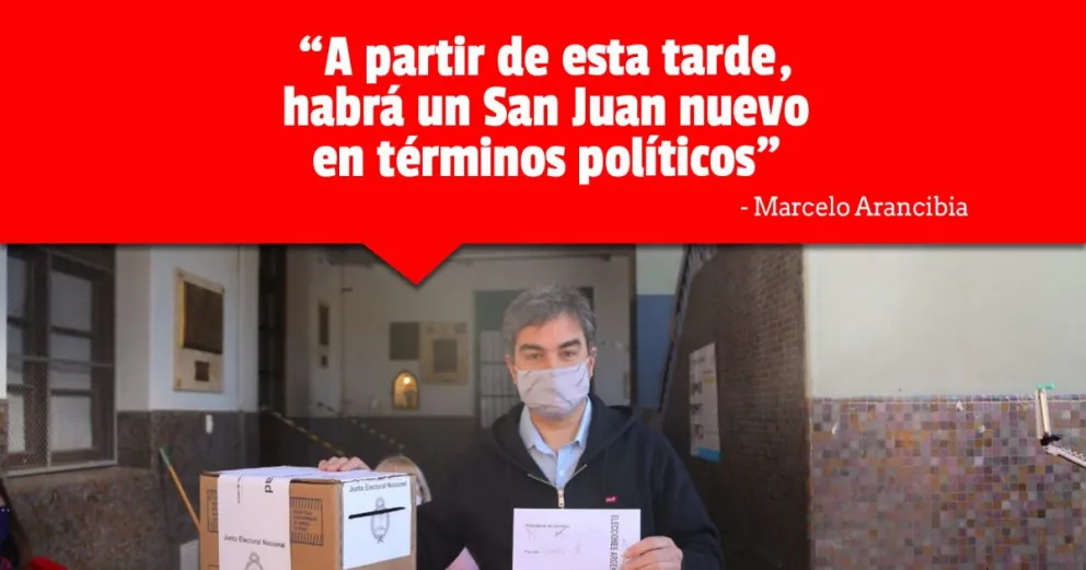 Marcelo Arancibia llegó a votar y afirmó que “hay muchas expectativas por la elección”