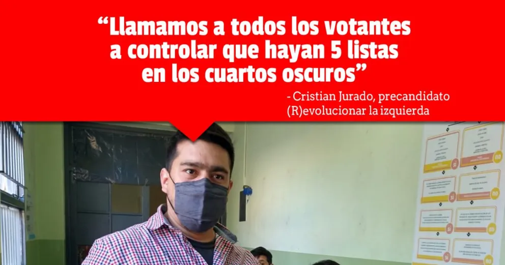 Cristian Jurado votó y pidió la participación activa de los sanjuaninos