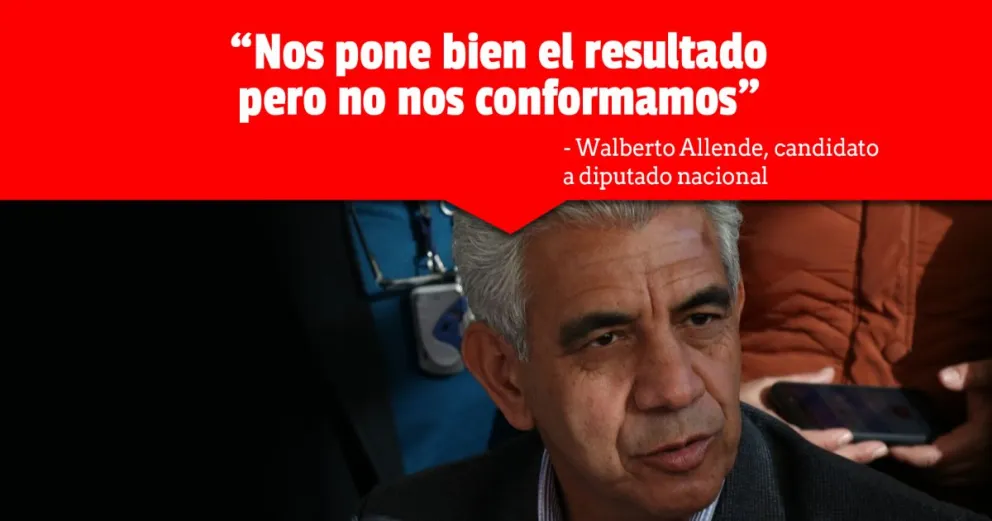 Allende apunta a mejorar los resultados en noviembre