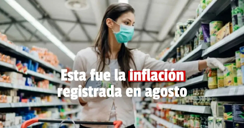 La inflación llegó al 2,5% en agosto y sumó el 51,4 % en el último año