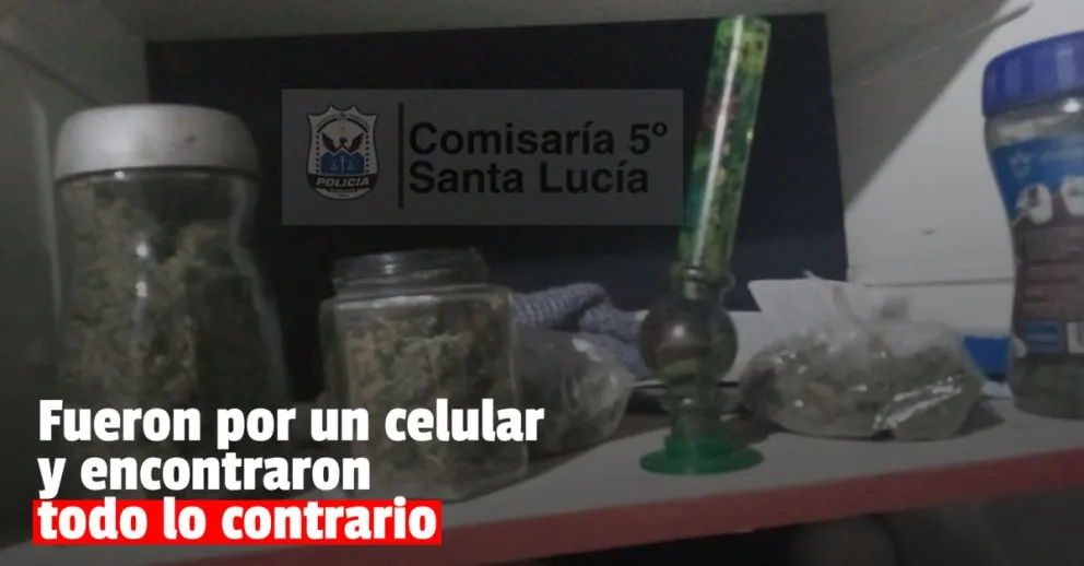 En un allanamiento por un robo encontraron una gran cantidad de droga