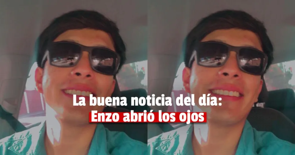 Enzo Moreno el joven jachallero que está grave por un siniestro vial tuvo una gran mejoría