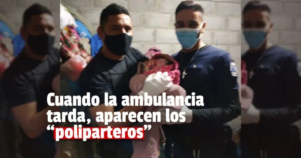 Policías asistieron un parto en Los Berros 