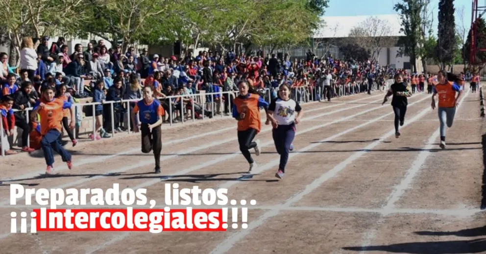 Los Intercolegiales se harán en todos los departamentos en octubre