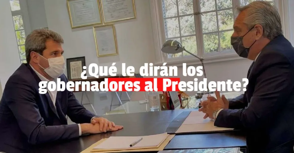 Alberto Fernández: reunión con gobernadores