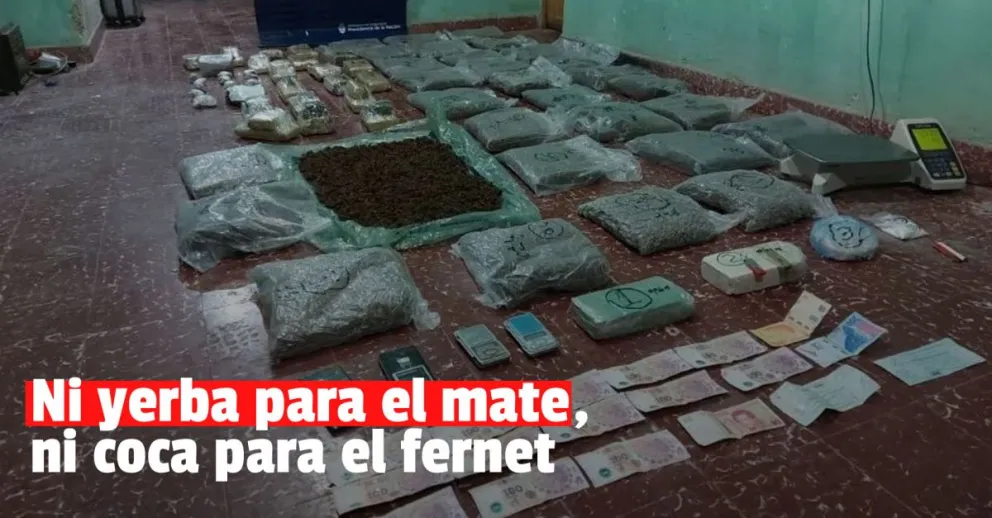 Allanamientos en San Juan y Mendoza: 50 kilos de marihuana y más de 2 de cocaína