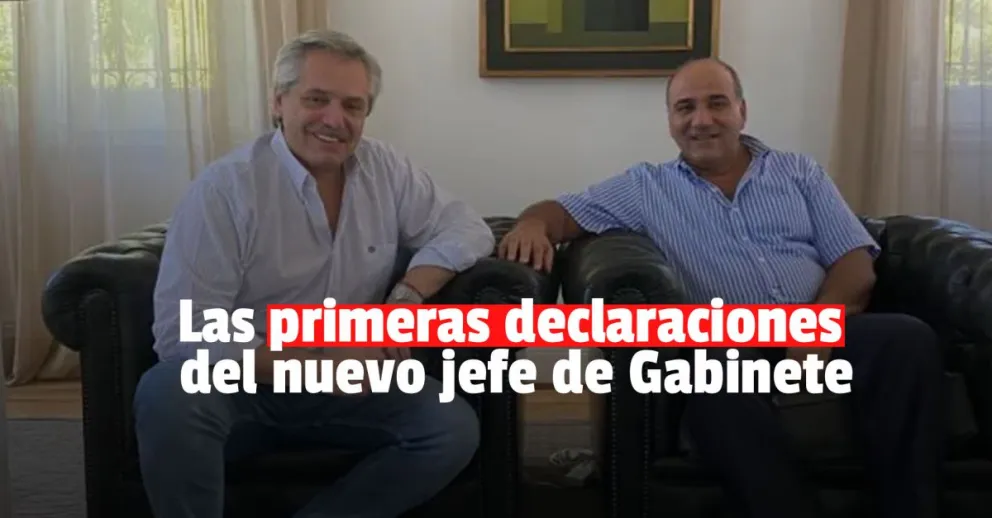 Juan Manzur: "Siempre voy a estar donde sea más útil a la Patria y al movimiento peronista"