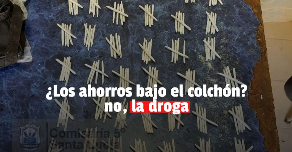 Fueron buscando elementos robados y encontraron 264 cigarrillos de marihuana