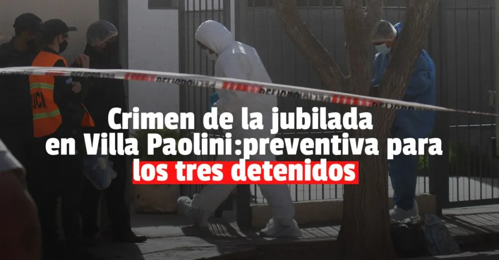 Asesinato en Villa Paolini: prisión preventiva para los tres detenidos