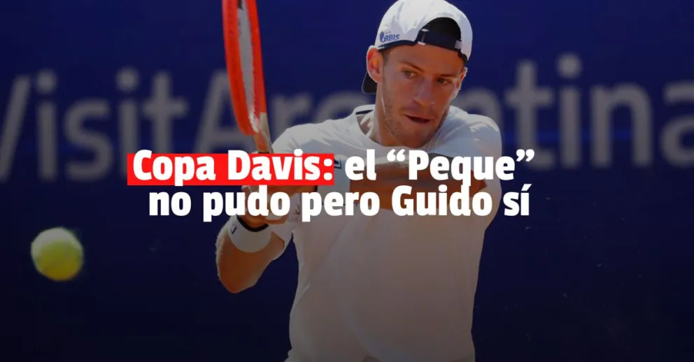 Copa Davis: El "Peque" perdió contra un juvenil y Pella igualó la serie 