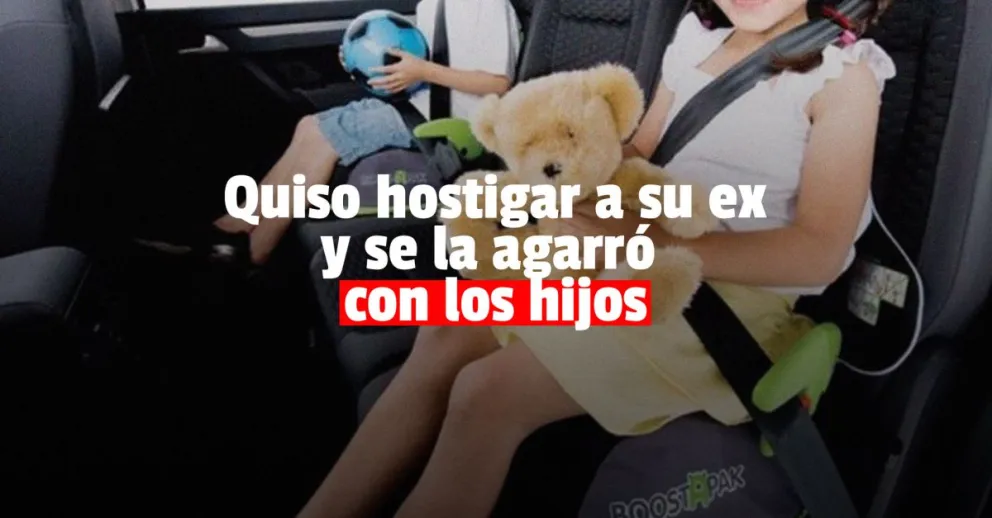 Tenía una prohibición de acercamiento, fue a buscar a su ex y le llevó a los hijos