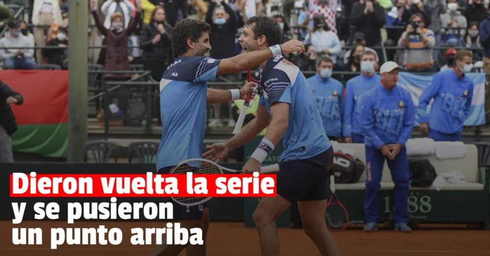Copa Davis: En el dobles, Argentina dio vuelta la serie y ahora gana 2 a 1