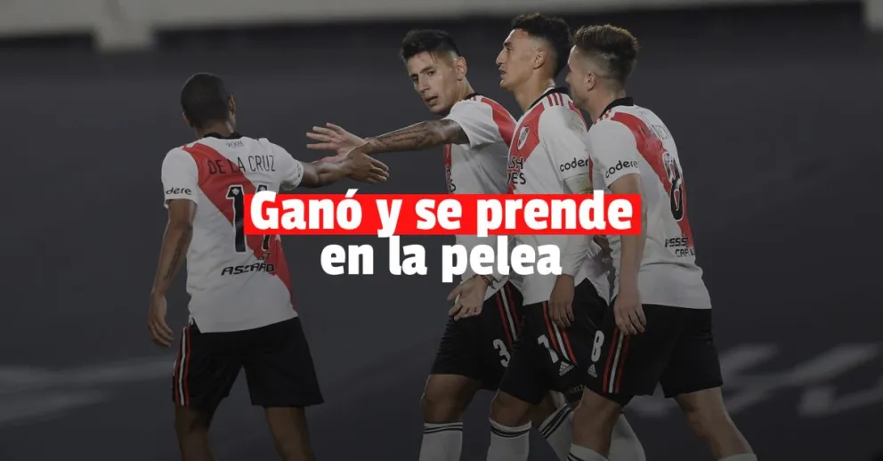 River rescató una valiosa victoria para acercarse a la punta