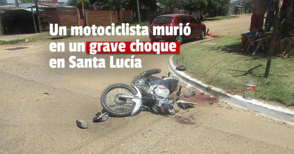 Un muerto en un grave siniestro vial en Santa Lucía