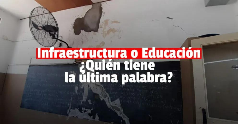 Desde Infraestructura indicaron que es Educación quien decide cómo se dan las clases en las escuelas que están en obras