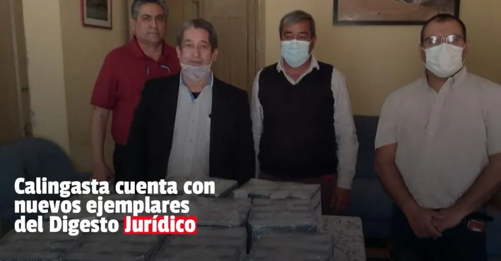 Entregaron nuevos ejemplares del Digesto Jurídico en Calingasta