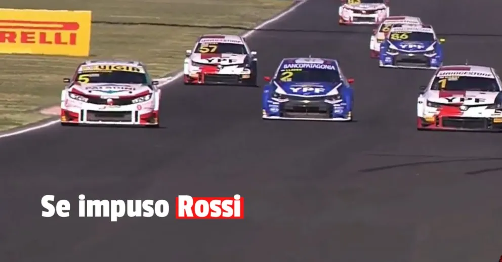 Carrera clasificatoria: Rossi lideró el podio en el Villicum