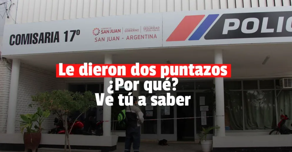 Un hombre recibió dos puntazos y debió ser hospitalizado