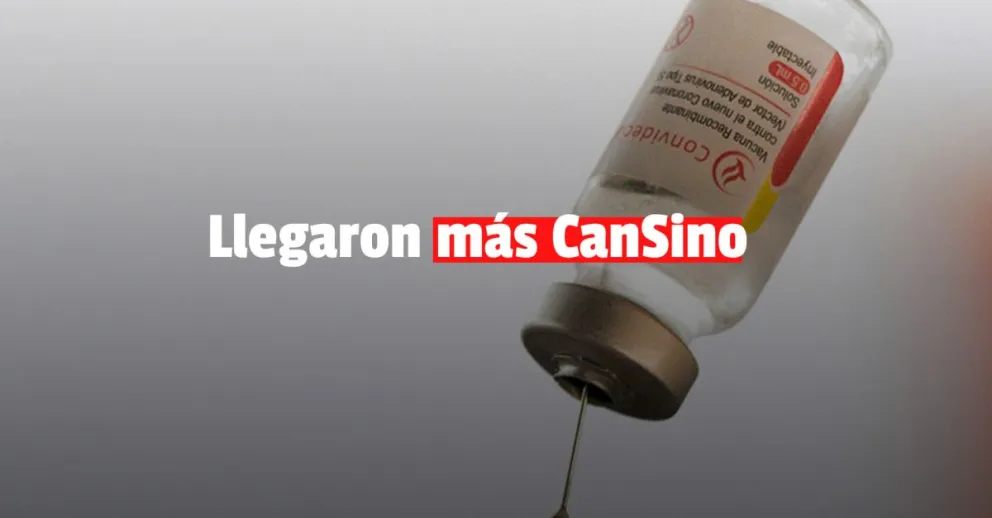 Llegaron 200.000 vacunas CanSino al país 
