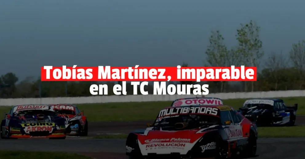 Tobías Martínez cantó victoria en el TC Mouras 