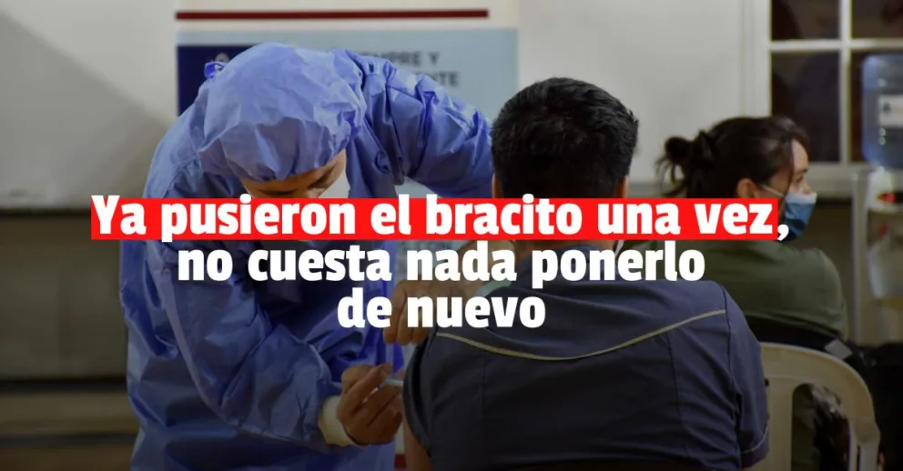 Advierten que muchos sanjuaninos no se están vacunando con la segunda dosis