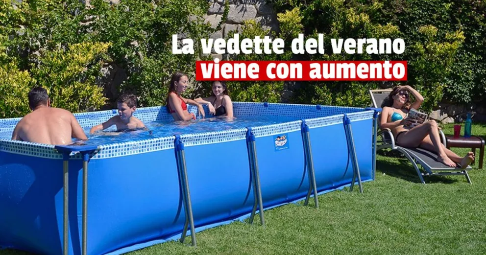 Se viene el calor y el precio de las piletas subió más que la temperatura