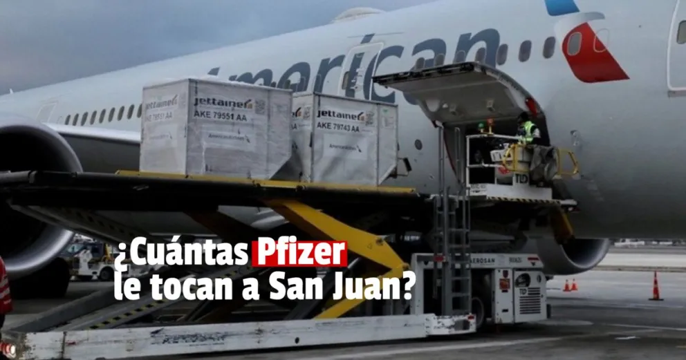 Llegarán a San Juan 2.340 dosis de Pfizer