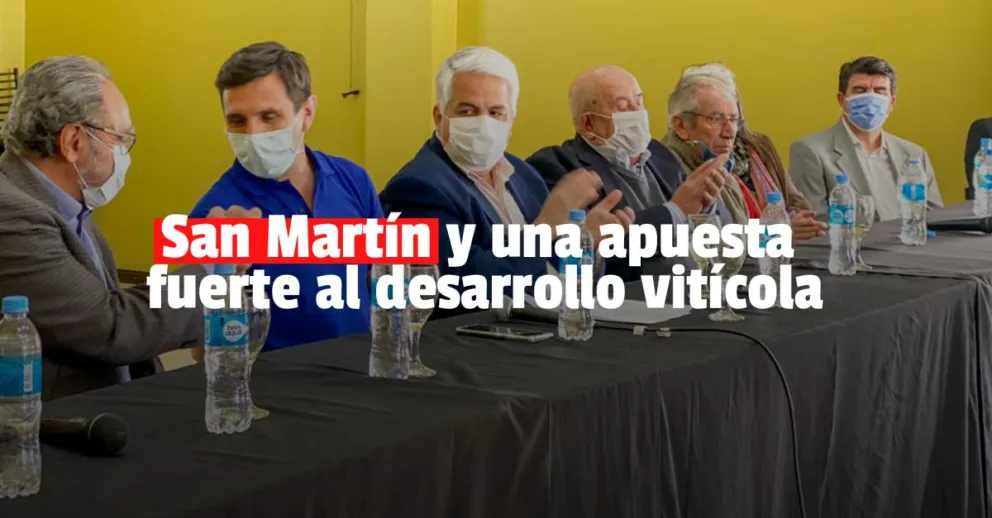 San Martín inauguró un nuevo centro de desarrollo vitícola