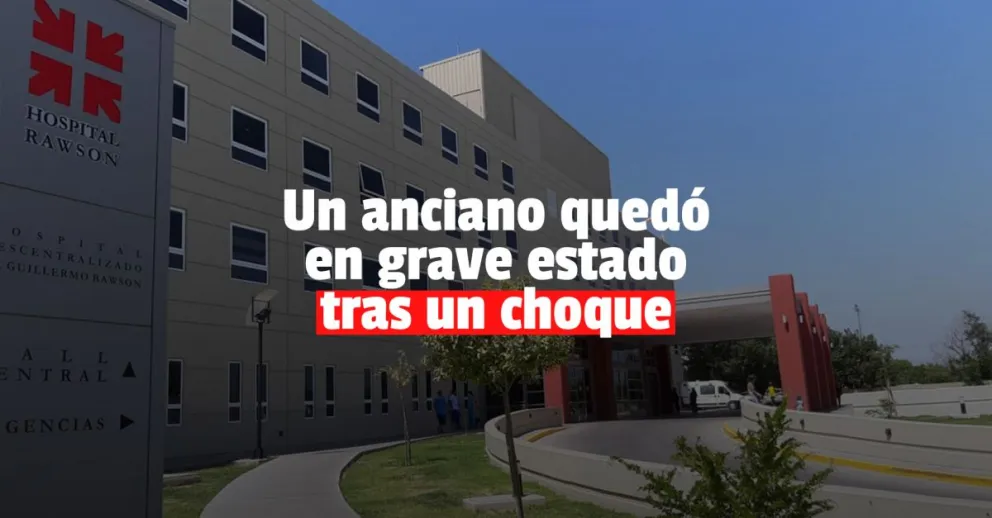Un anciano terminó en grave estado tras ser chocado por un auto