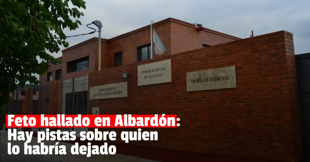 Investigan si fue una menor de edad quien dejó el feto en Albardón